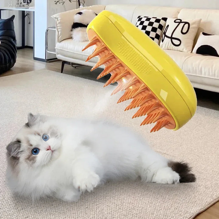 Pet Spray Grooming Comb – De-shedding & Styling Tool for Dogs and Cats