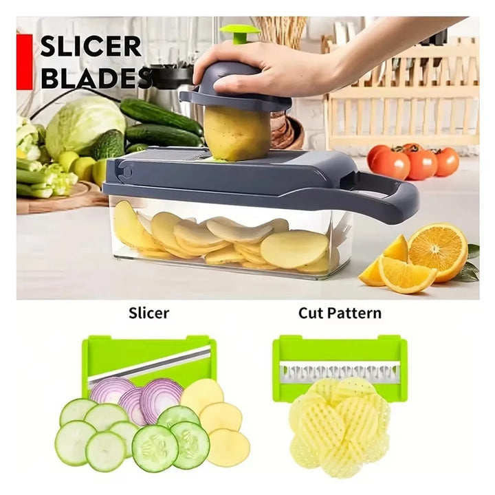 16-in-1 Vegetable Chopper & Slicer for Kitchen Essentials