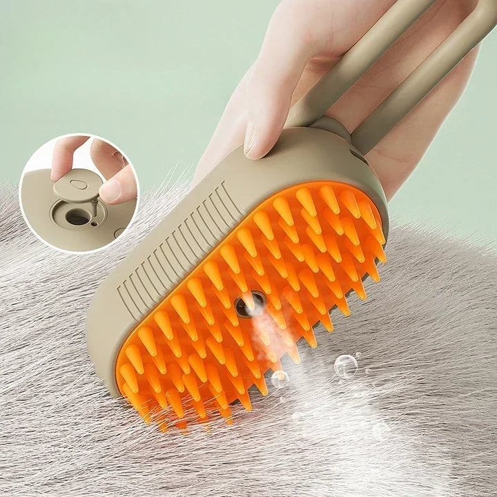 Pet Spray Grooming Comb – De-shedding & Styling Tool for Dogs and Cats