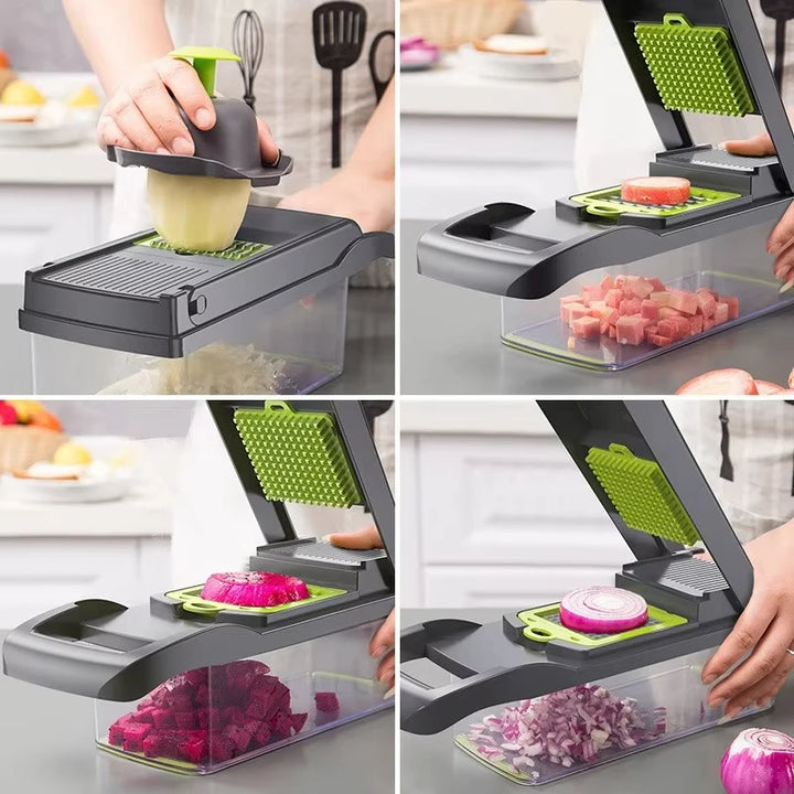 16-in-1 Vegetable Chopper & Slicer for Kitchen Essentials