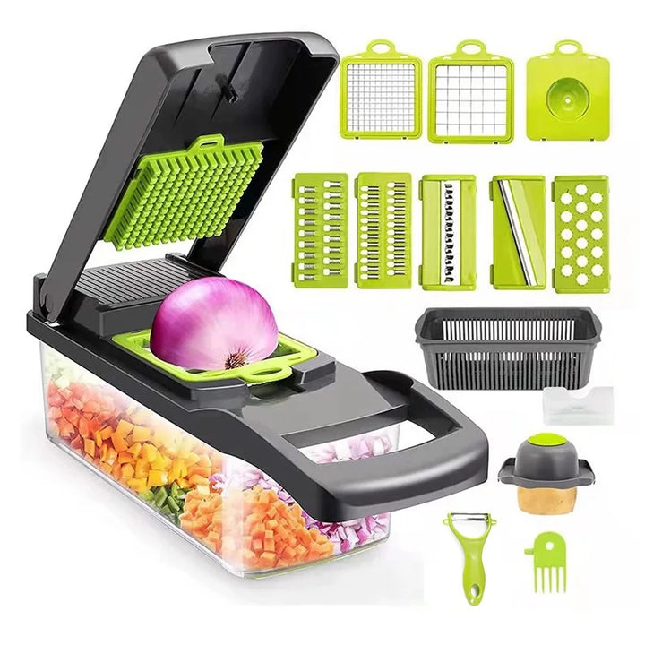 16-in-1 Vegetable Chopper & Slicer for Kitchen Essentials