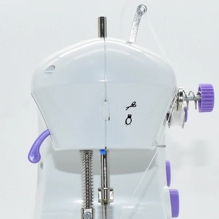 Compact Sewing Machine 202 – With Built-in Light, Cutter & Pedal | Ideal for Beginners
