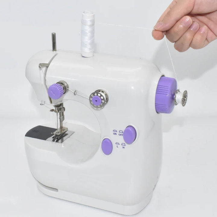 Compact Sewing Machine 202 – With Built-in Light, Cutter & Pedal | Ideal for Beginners