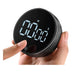 Magnetic LED Digital Timer – Silent Countdown Clock with Rotary Control for Kitchen, Study & Cooking