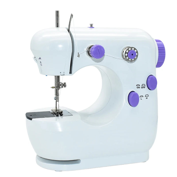 Compact Sewing Machine 202 – With Built-in Light, Cutter & Pedal | Ideal for Beginners