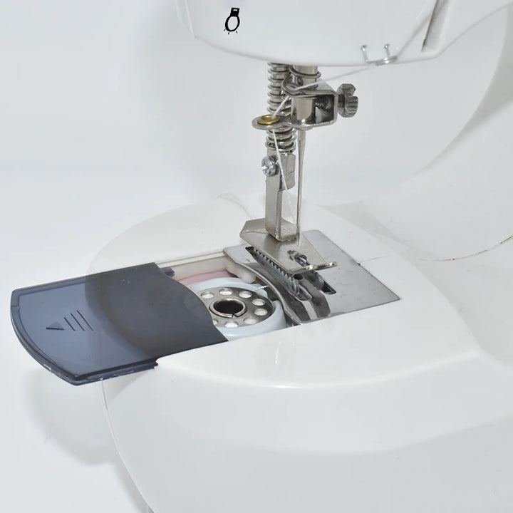 Compact Sewing Machine 202 – With Built-in Light, Cutter & Pedal | Ideal for Beginners